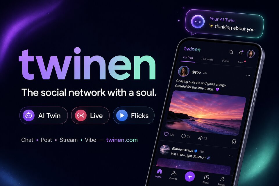 Twinen — Your AI Twin. Your Social Universe.